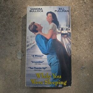 VTG While You Were Sleeping VHS Video‎ Tape Romcom USA 1995 Hollywood Pictures
